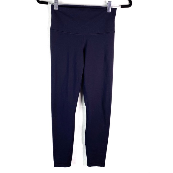 lululemon athletica Pants - Lululemon Dark Blue High Times Crop MSRP $88